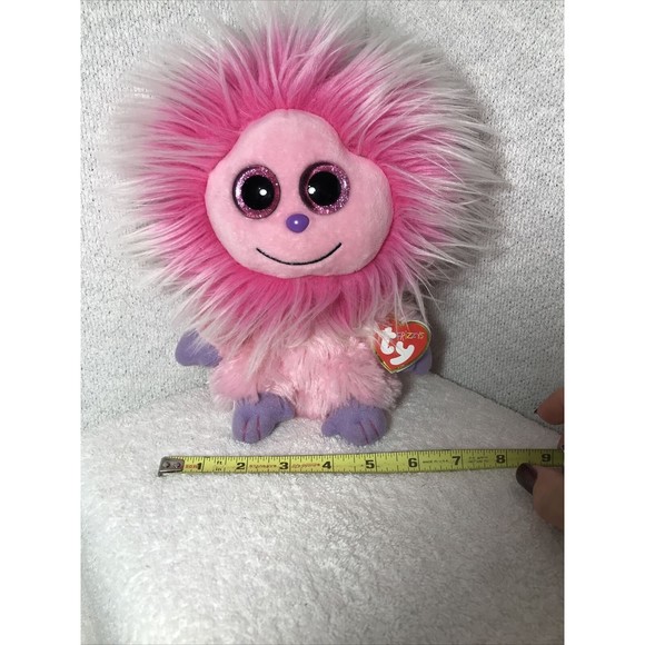 Ty Frizzys KINK Monster Pink/Purple 7" Plush Stuffed Animal Both Tags Attached - Picture 3 of 11